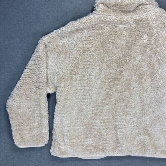 Lysse Fleece Jacket Womens Sz L Beige Elora Sherpa Full Zip Cozy Teddy Bear Coat - Picture 10 of 16